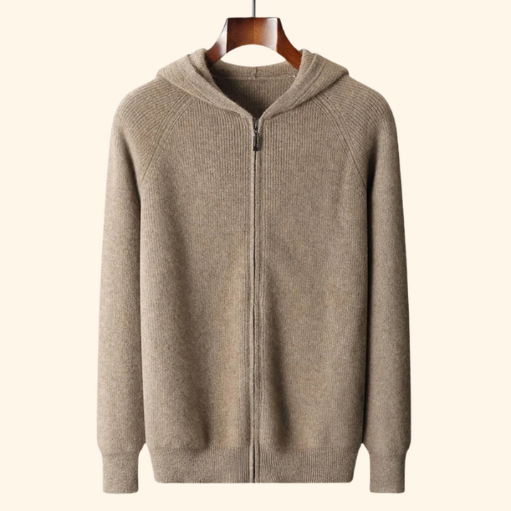 Charlie - Merino Wool Zip-Up Jacket