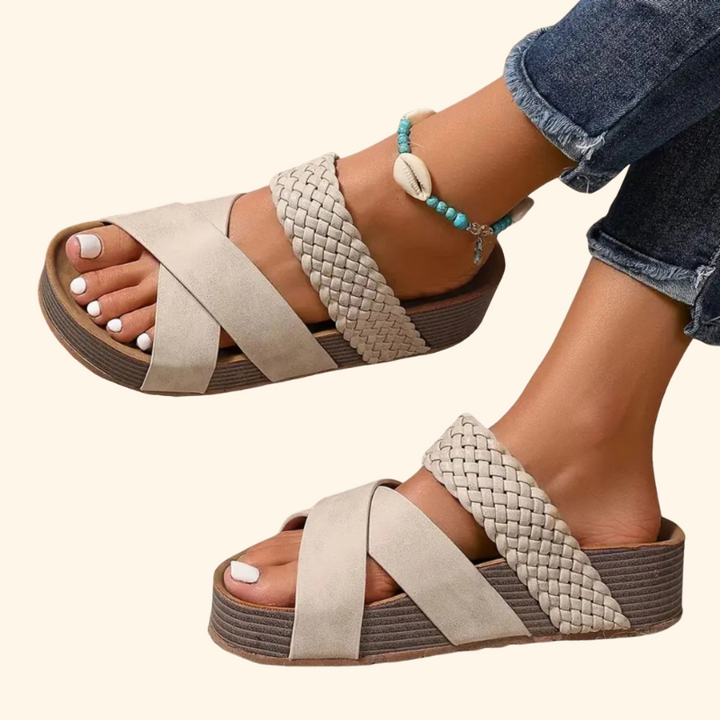 Abigail – Leather Strap Sandals