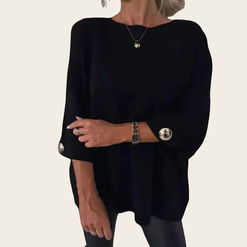 Lily - Elegant Button Sleeve Top