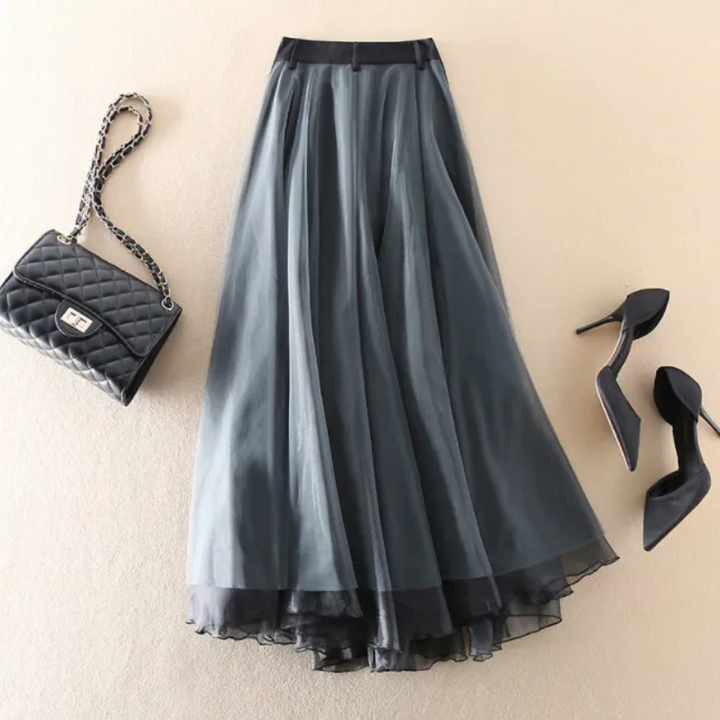 Julie - Spring Patchwork Tulle Skirt