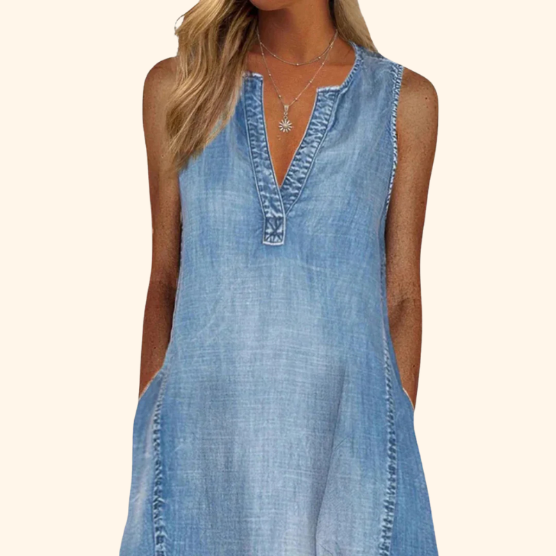 Sietske Denim-Dress