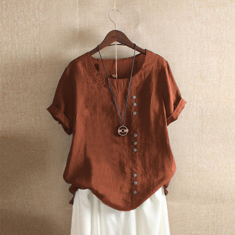 Maya - Retro casual pullover tee