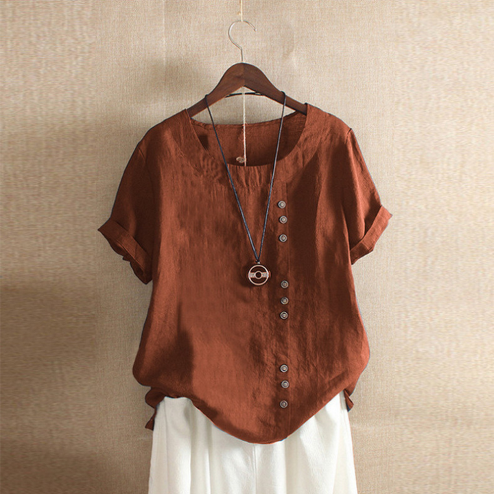 Maya - Retro casual pullover tee