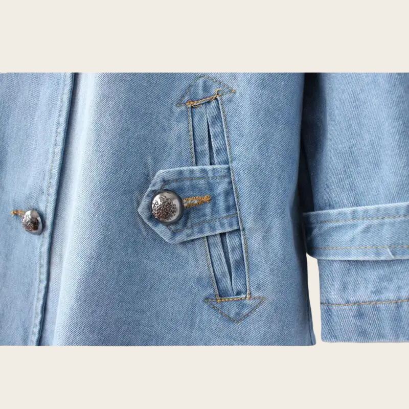 Evelyn - Denim cape jacket