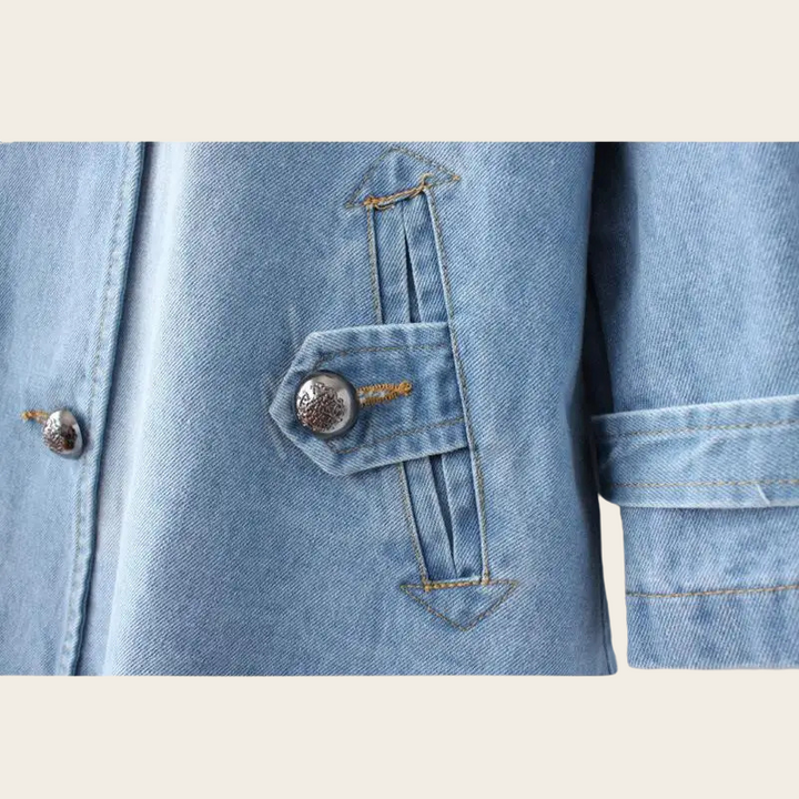 Evelyn - Denim cape jacket