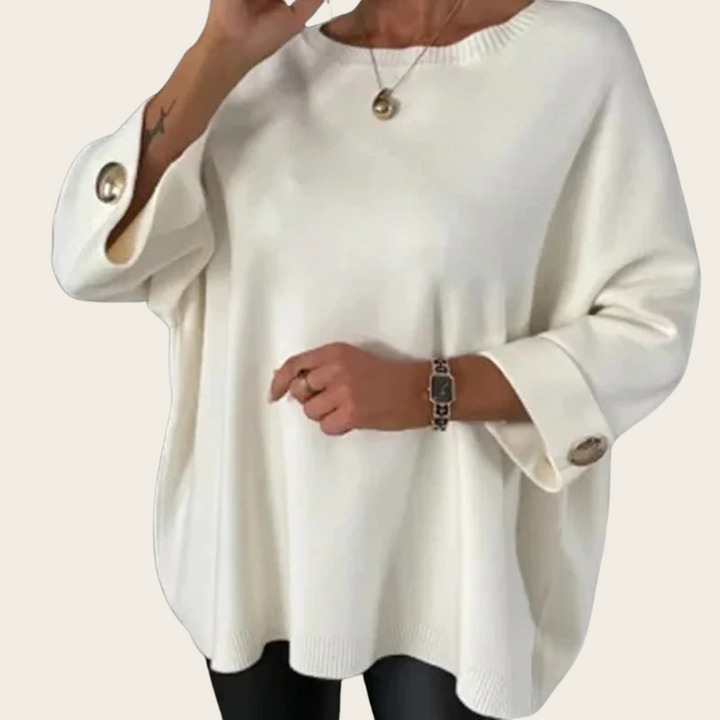 Lily - Elegant Button Sleeve Top