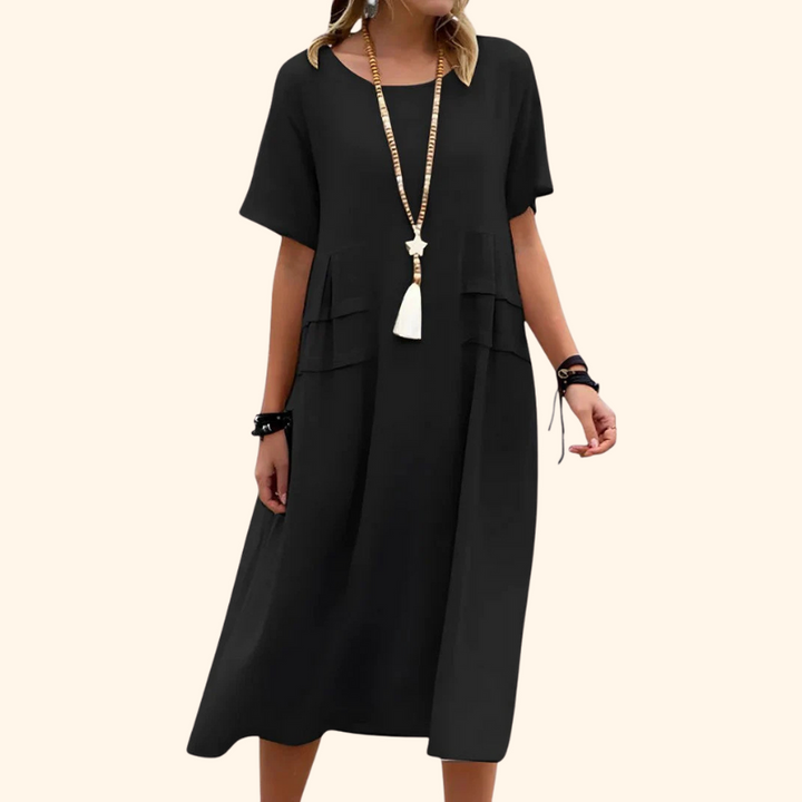Nina - Elegant Midi Dress