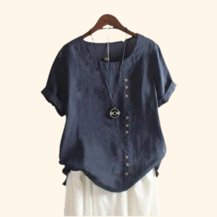 Maya - Retro casual pullover tee