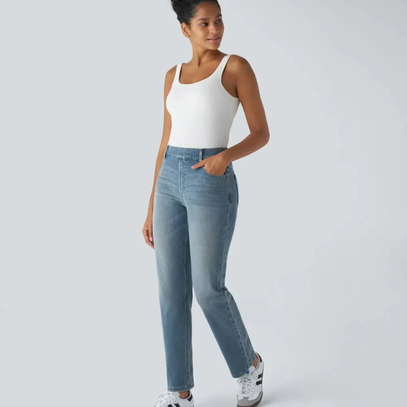Kristina - Elastic and Comfortable High-Waisted Pants