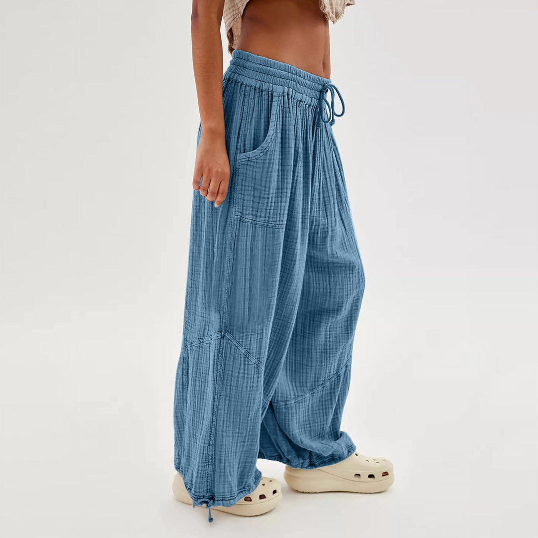 Sienna - Textured Solid Women's Pants