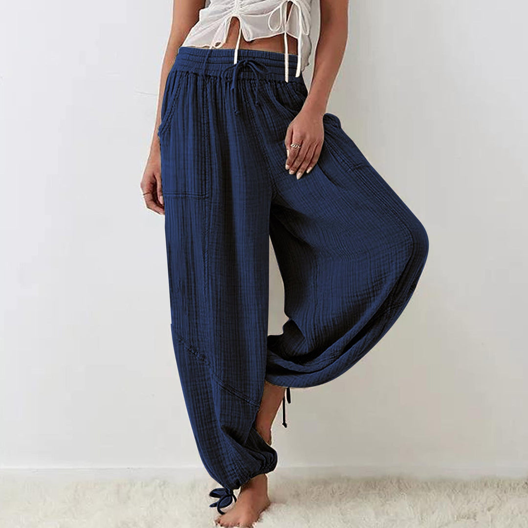 Sienna - Textured Solid Women's Pants