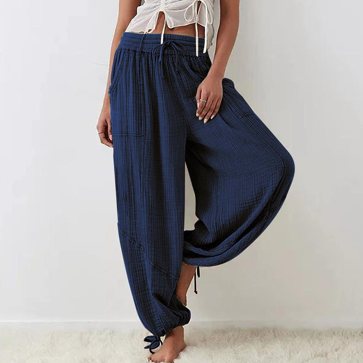 Sienna - Textured Solid Women's Pants