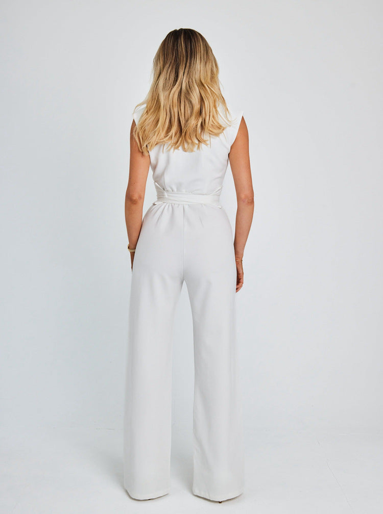 Tamara - Sleeveless Wide-Leg Jumpsuit