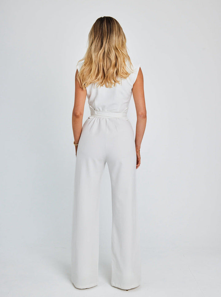 Tamara - Sleeveless Wide-Leg Jumpsuit