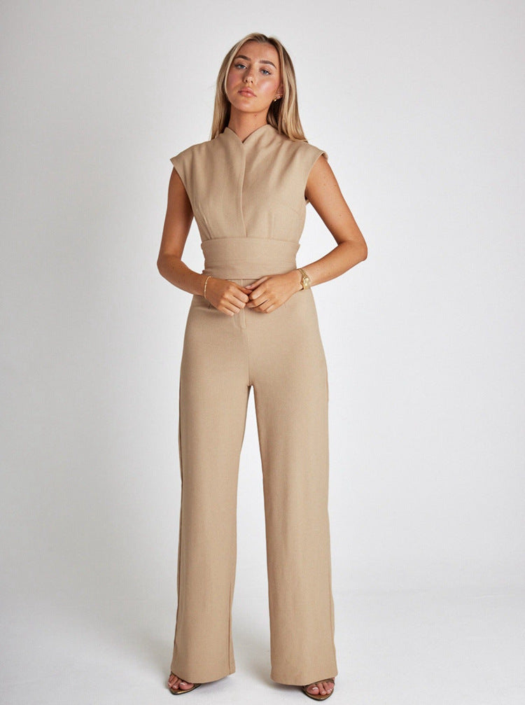 Tamara - Sleeveless Wide-Leg Jumpsuit