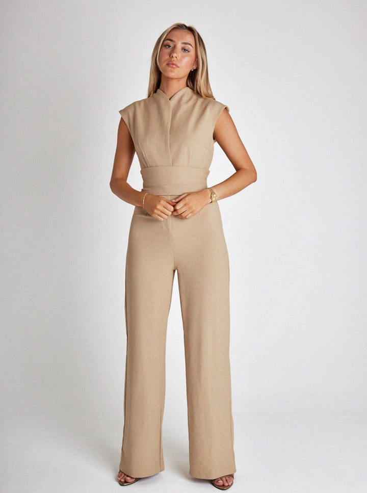 Tamara - Sleeveless Wide-Leg Jumpsuit