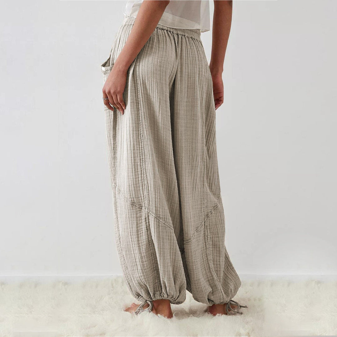 Sienna - Textured Solid Women's Pants