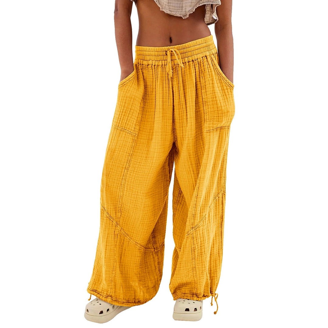 Sienna - Textured Solid Women's Pants