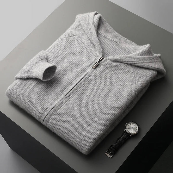 Charlie - Merino Wool Zip-Up Jacket