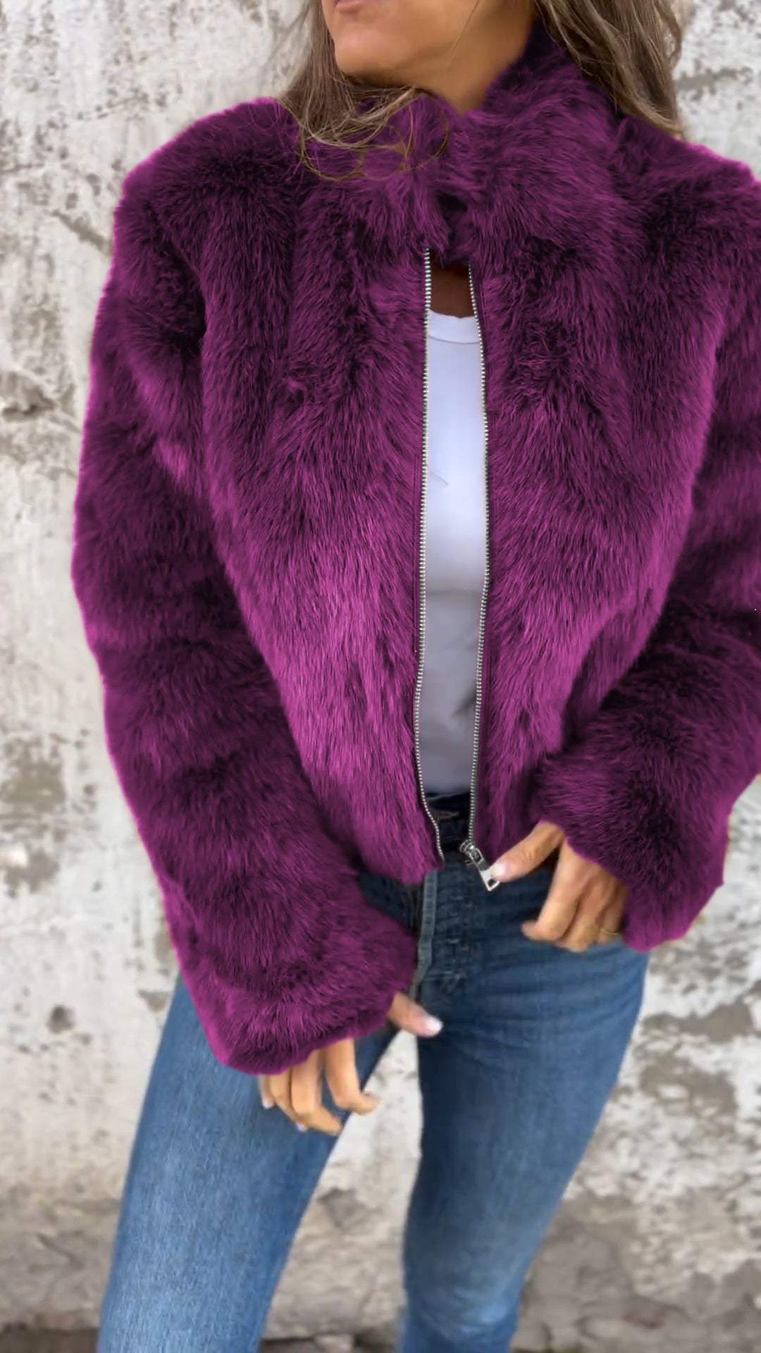 Violet - Plush Jacket