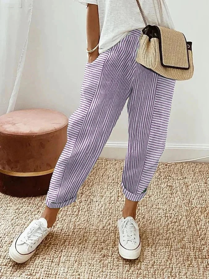 Freya - Striped Pants